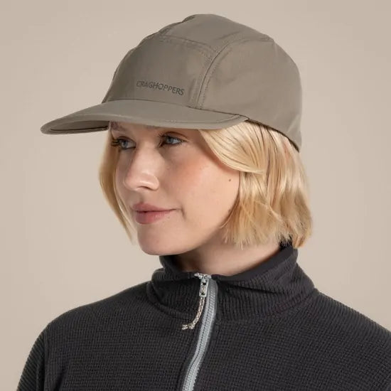 Craghoppers NosiLife Multi Cap II Unisex Anti-Insect Lightweight Travel Hat in Pebble - One Size