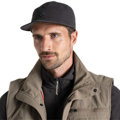 Craghoppers Nosilife Packable Cap II Lightweight Insect Repellent Hat One Size in Black Pepper