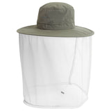 Craghoppers NosiLife Ultimate Hat II Insect Repellent Wide Brim Mesh UPF50+ in Woodland Green - M/L