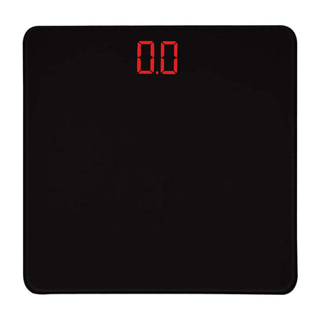 Clevinger 180kg Digital Glass Bathroom Scales in Black
