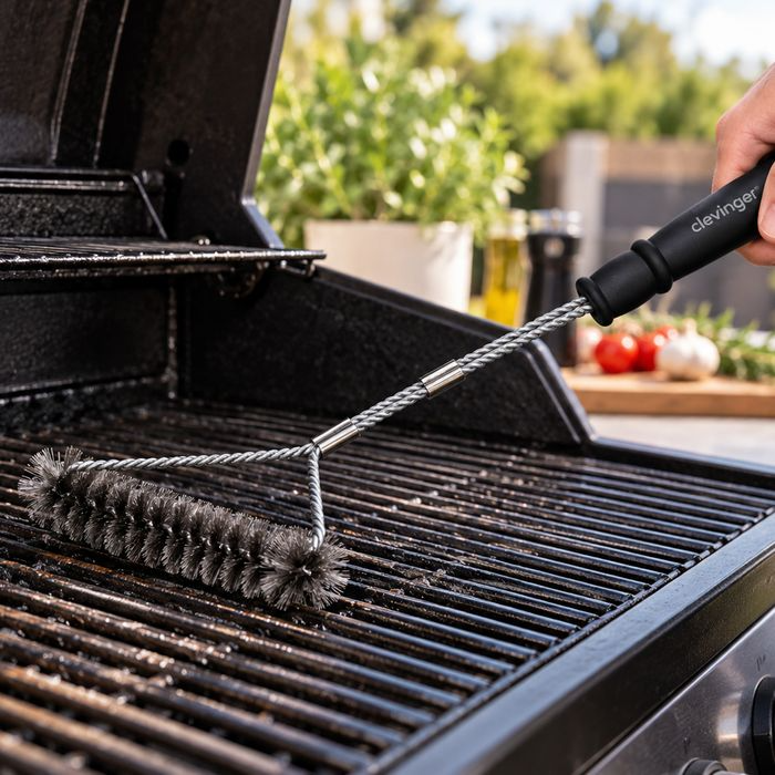 40cm Heavy Duty Grill/BBQ Stainless Steel Brush