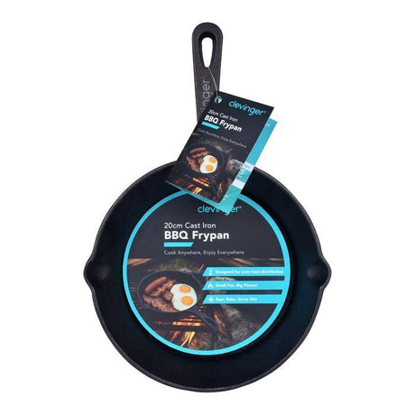 Clevinger 20cm Cast Iron Skillet - Black (Fry Pan)