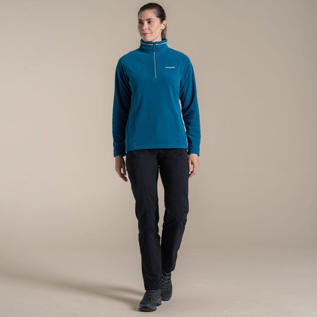 Craghoppers Miska VI Womens Half Zip Fleece Pullover in Porcelain Blue