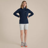 Craghoppers Miska VI Womens Half Zip Fleece Pullover in Blue Navy