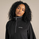 Craghoppers Miska VI Womens Half Zip Fleece Pullover in Black