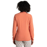 Craghoppers Womens NosiLife Anya Jacket Lightweight Insect Repellent Quick Dry in Red Sandstone