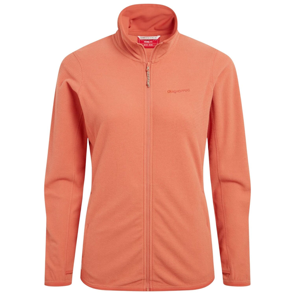 Craghoppers Womens NosiLife Anya Jacket Lightweight Insect Repellent Quick Dry in Red Sandstone