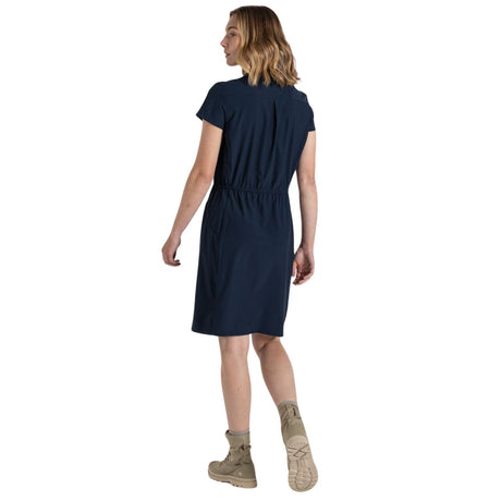 Craghoppers Womens NosiLife Pro Dress III UPF50+ Insect Repellent Quick Dry in Blue Navy