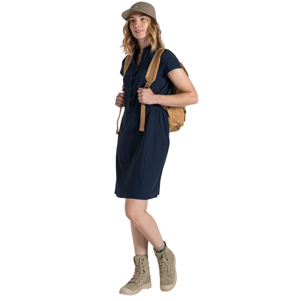 Craghoppers Womens NosiLife Pro Dress III UPF50+ Insect Repellent Quick Dry in Blue Navy