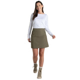 Craghoppers Nosilife Pro Skort II Womens Insect Repellent UPF50+ Quick Dry in Wild Olive