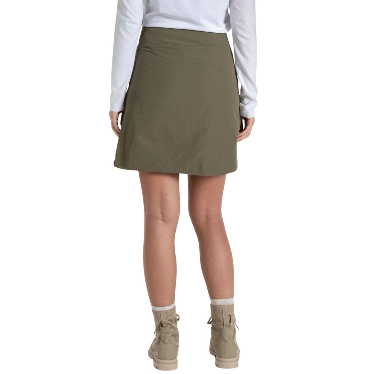Craghoppers Nosilife Pro Skort II Womens Insect Repellent UPF50+ Quick Dry in Wild Olive