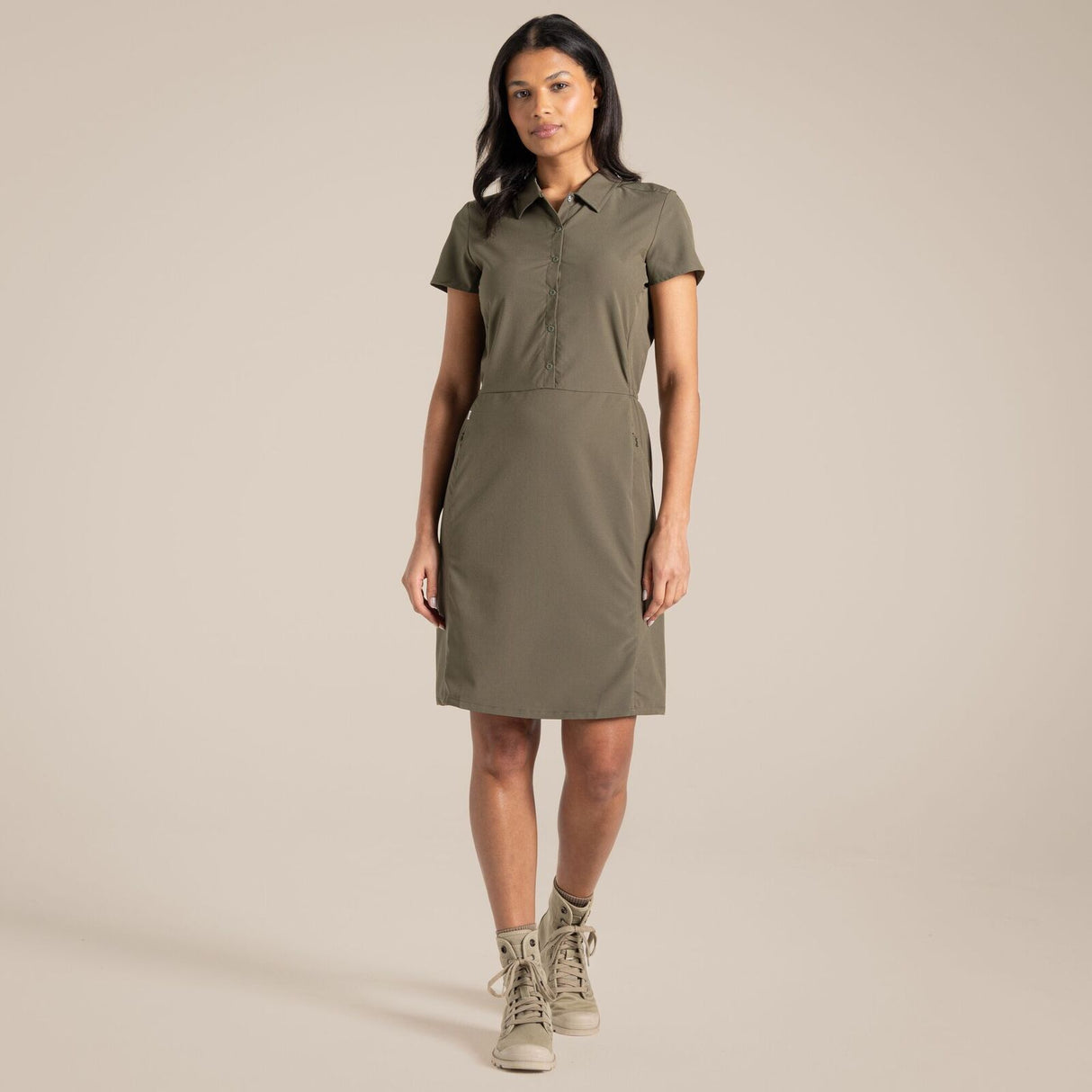 Craghoppers NosiLife Pro IV Womens Dress Insect Repellent UPF50+ in Wild Olive