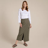 Craghoppers NosiLife Pro Womens Midi Skirt Insect Repellent UPF50+ in Wild Olive