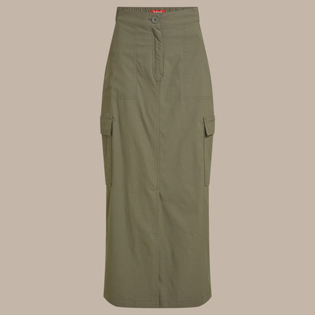 Craghoppers NosiLife Pro Womens Midi Skirt Insect Repellent UPF50+ in Wild Olive