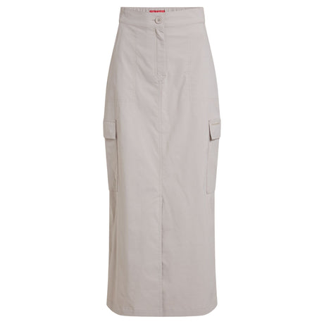 Craghoppers NosiLife Pro Womens Midi Skirt UPF50+ in Soft Mushroom