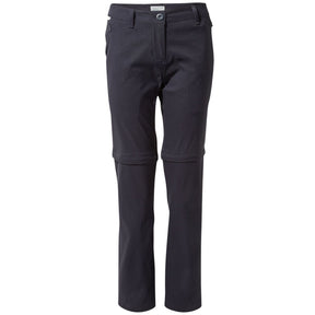 Craghoppers Kiwi Pro II Womens Convertible Trousers Pants (REGULAR) in Dark Navy