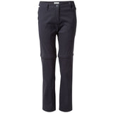 Craghoppers Kiwi Pro II Womens Convertible Trousers Pants (REGULAR) in Dark Navy