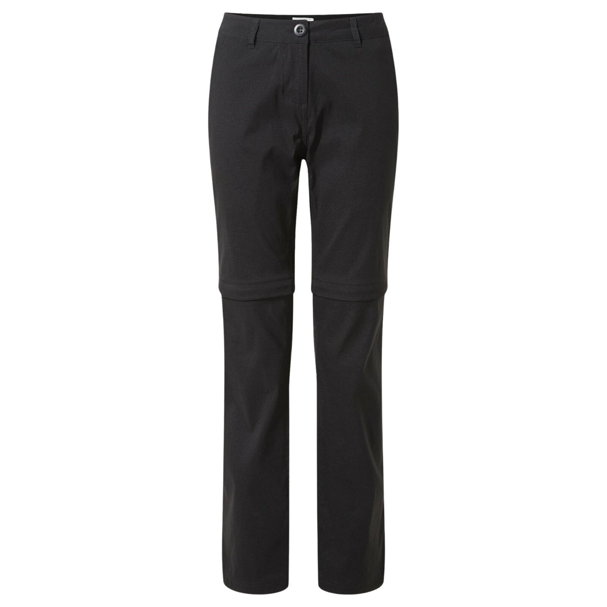 Craghoppers Kiwi Pro II Womens Convertible Trousers Pants (REGULAR) in Black
