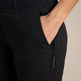 Craghoppers Kiwi Pro II Womens Convertible Trousers Pants (REGULAR) in Black