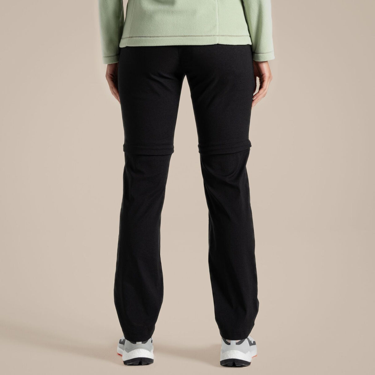 Craghoppers Kiwi Pro II Womens Convertible Trousers Pants (REGULAR) in Black