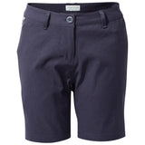 Craghoppers Womens Stretch Kiwi Pro II Shorts 7"" Quick Dry UPF50+ Water Repellent in Dark Navy - 16
