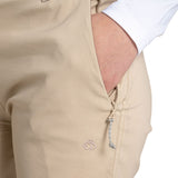 Craghoppers Kiwi Pro II Women’s Stretch Shorts UPF 50+ Water Repellent 7” in Desert Sand