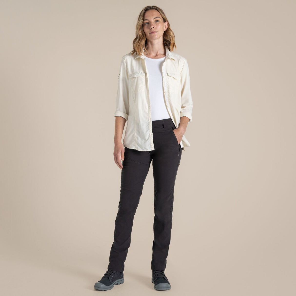 Craghoppers NosiLife Pro III Womens Trousers Pants (REGULAR) in Charcoal