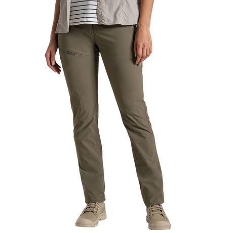 Craghoppers Womens NosiLife Pro Trouser III Stretch Insect Repellent Pants UPF50+ in Wild Olive