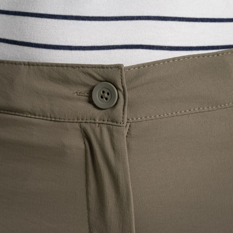 Craghoppers Womens NosiLife Pro Trouser III Stretch Insect Repellent Pants UPF50+ in Wild Olive