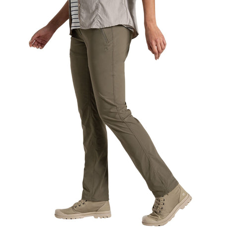 Craghoppers Womens NosiLife Pro Trouser III Stretch Insect Repellent Pants UPF50+ in Wild Olive