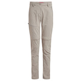 Craghoppers NosiLife Pro III Womens Convertible Trousers Pants Regular - Soft Mushroom