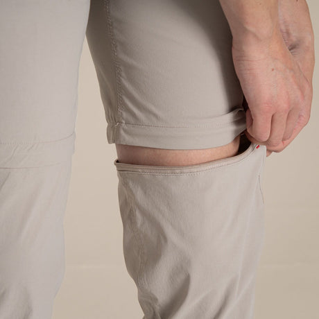 Craghoppers NosiLife Pro III Womens Convertible Trousers Pants Regular - Soft Mushroom