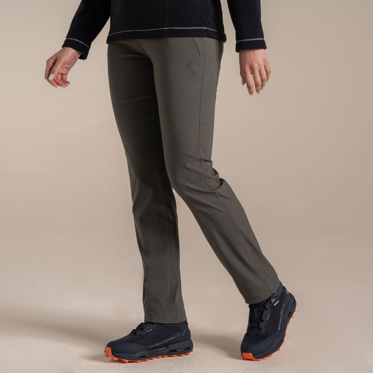 Craghoppers Kiwi Pro III Womens Trousers Pants (REGULAR) in Mid Khaki