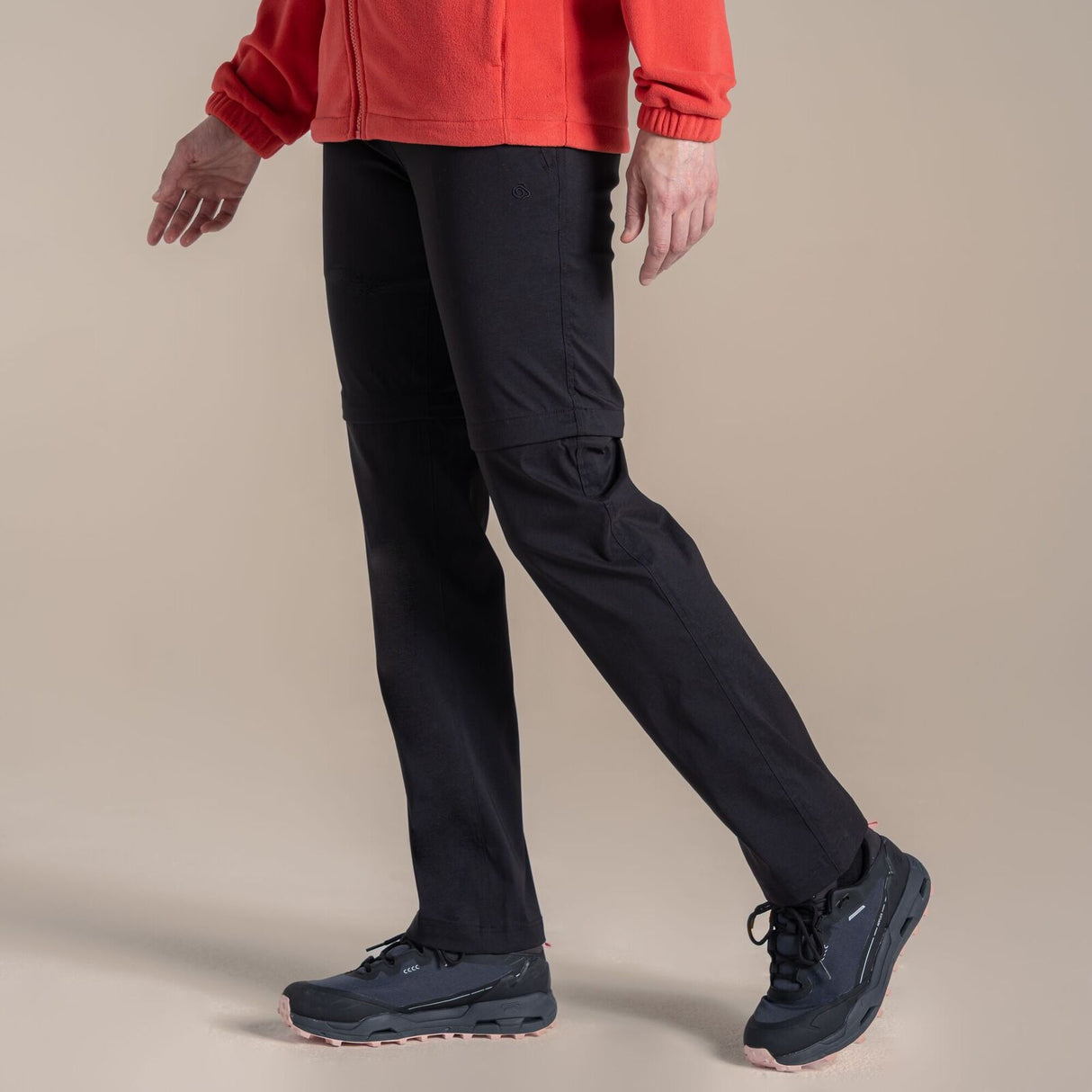 Craghoppers Kiwi Pro III Convertible Womens Trousers Pants (REGULAR) in Black