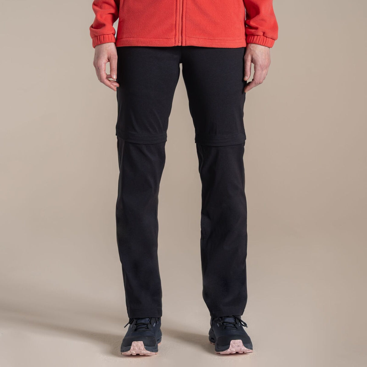 Craghoppers Kiwi Pro III Convertible Womens Trousers Pants (REGULAR) in Black