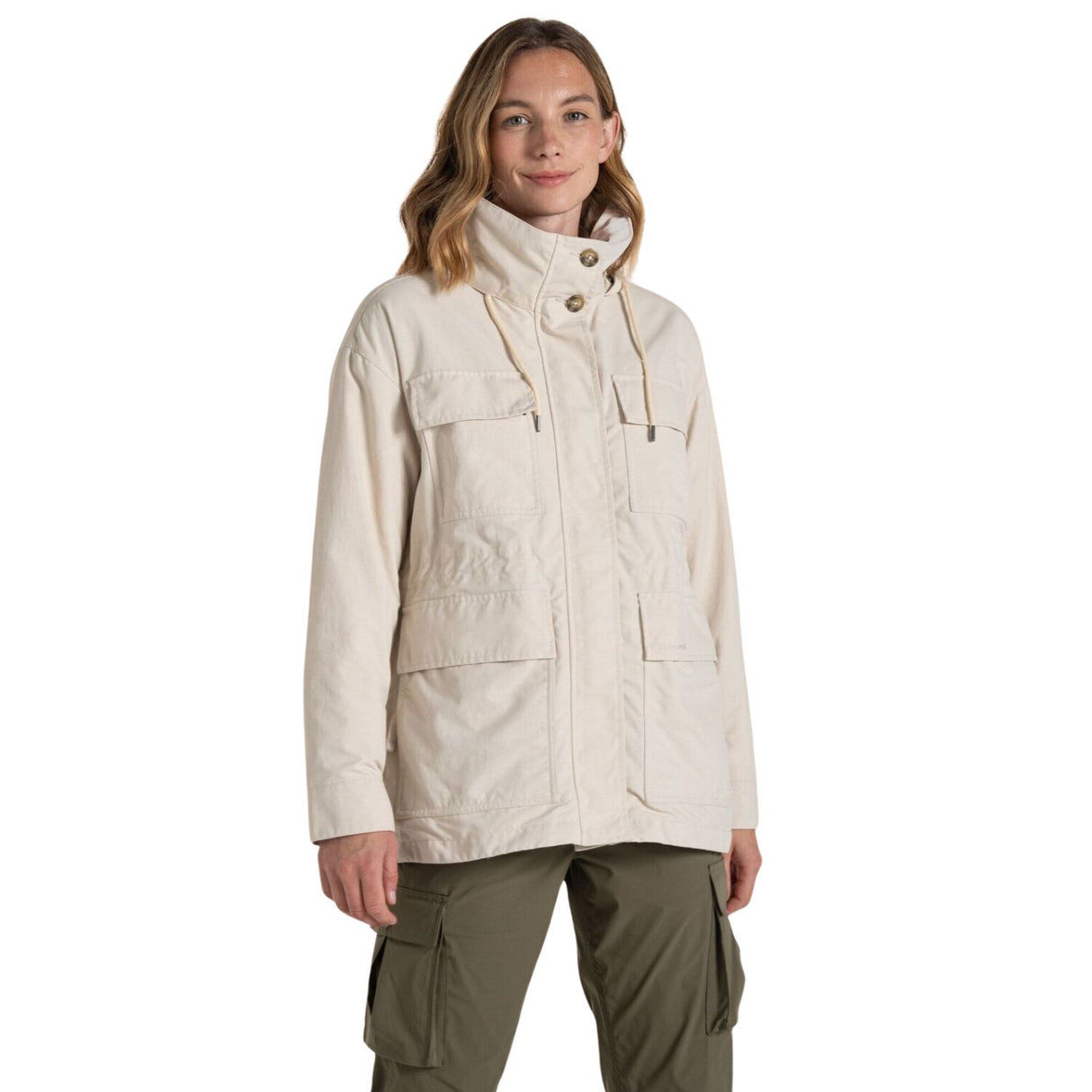 Craghoppers Womens Adventure II Anti-Insect UPF 50+ Travel Jacket in Stone