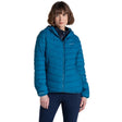 Craghoppers Womens Compresslite IX Hooded Insulating Jacket in Porcelain/Blue - 16