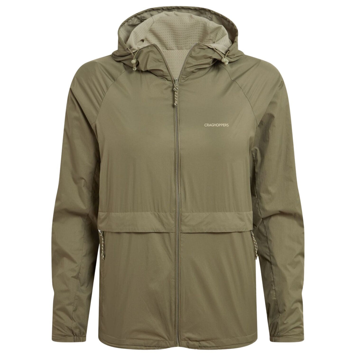 Craghoppers Womens NosiLife Rosa Reversible Jacket Insect Repellent UPF30+ Lightweight in Wild Olive/Vert