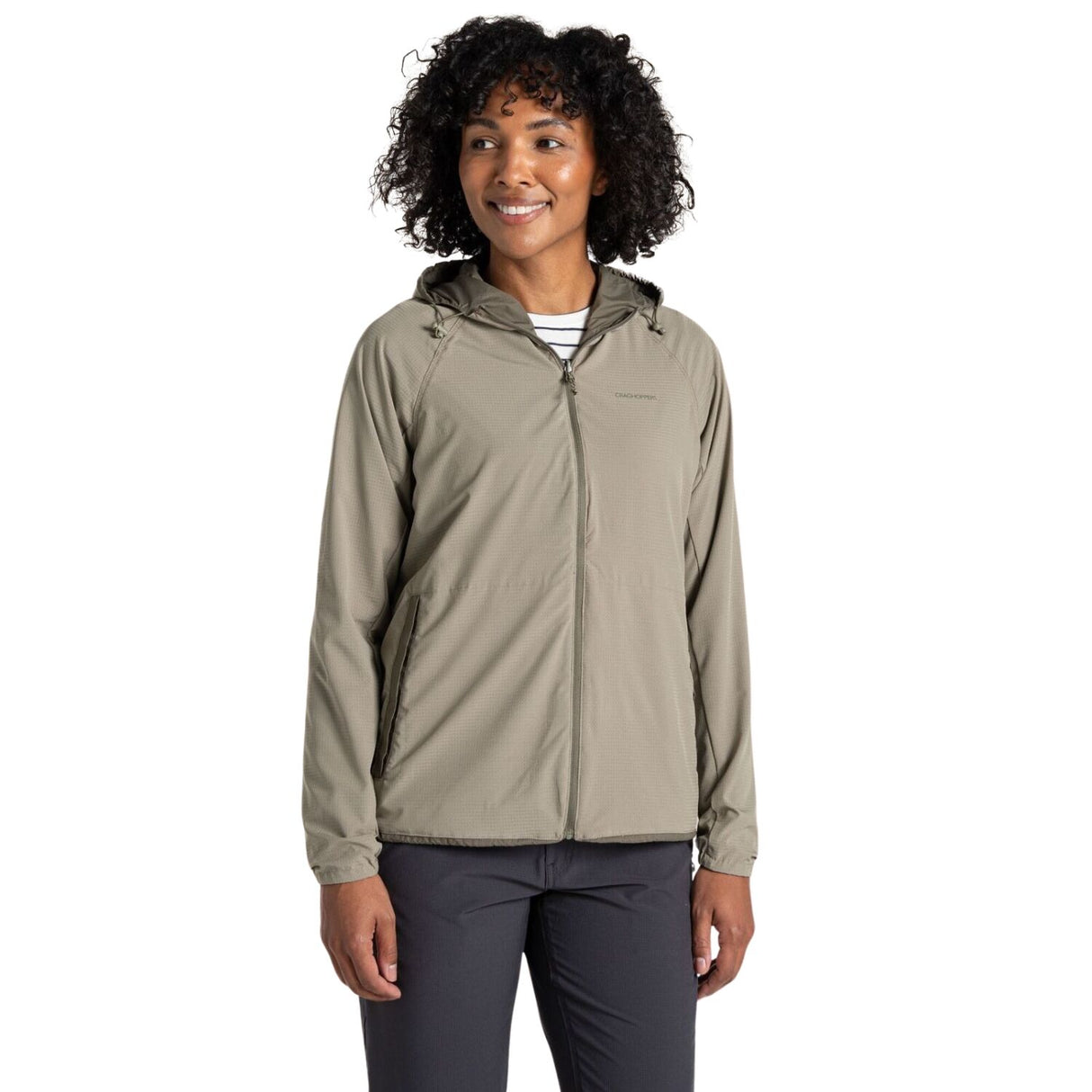 Craghoppers Womens Rosa Insect Repellent Reversible Jacket in Wild Olive/Vert