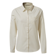Craghoppers Kiwi II Women’s Long Sleeve Outdoor Hiking Shirt NosiDefence in Seasalt - 18