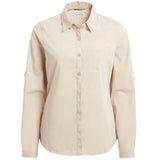Craghoppers Womens Kiwi II Long Sleeve Outdoor Hiking Shirt in Desert Sand