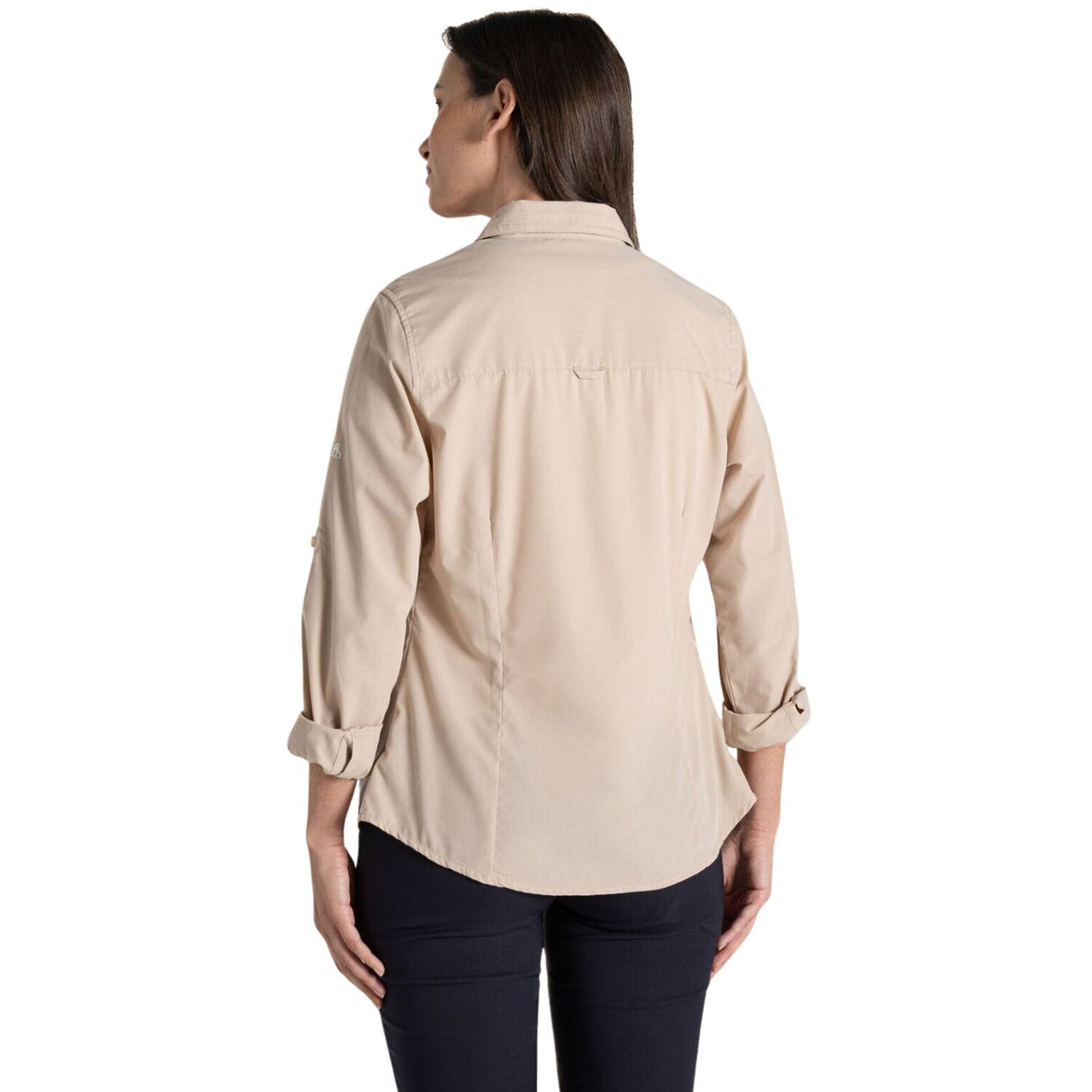 Craghoppers Womens Kiwi II Long Sleeve Outdoor Hiking Shirt in Desert Sand