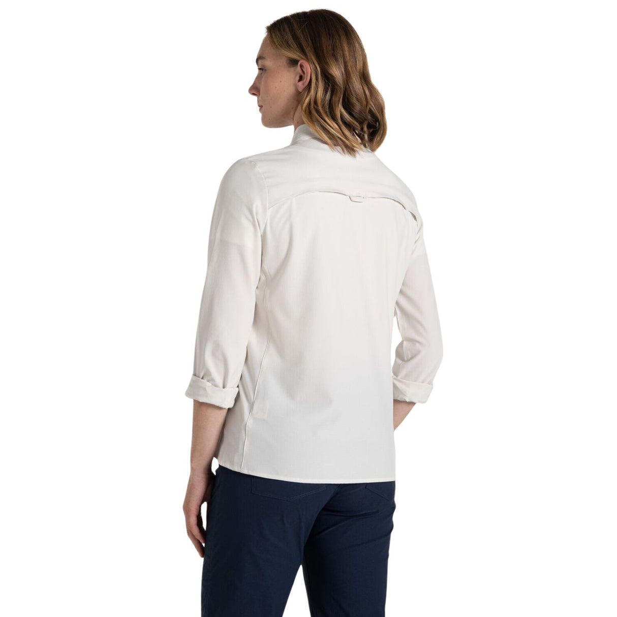 Craghoppers NosiLife Pro Long Sleeve Shirt III Womens Insect Repellent UPF50+ Quick Dry in Seasalt