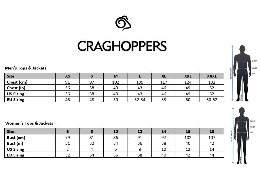 Craghoppers NosiLife Pro Long Sleeve Shirt III Womens Insect Repellent UPF50+ Quick Dry in Seasalt