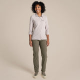 Craghoppers NosiLife Pro III Womens Long Sleeved Shirt in Soft Mushroom