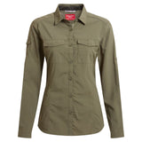 Craghoppers Womens NosiLife Adventure Long Sleeved Shirt III - Wild Olive