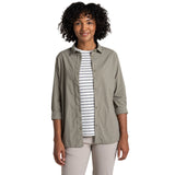 Craghoppers NosiLife Freeda Long Sleeve Shirt Womens Insect Repellent Quick Dry Travel Top in Vert