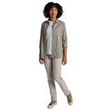 Craghoppers NosiLife Freeda Long Sleeve Shirt Womens Insect Repellent Quick Dry Travel Top in Vert