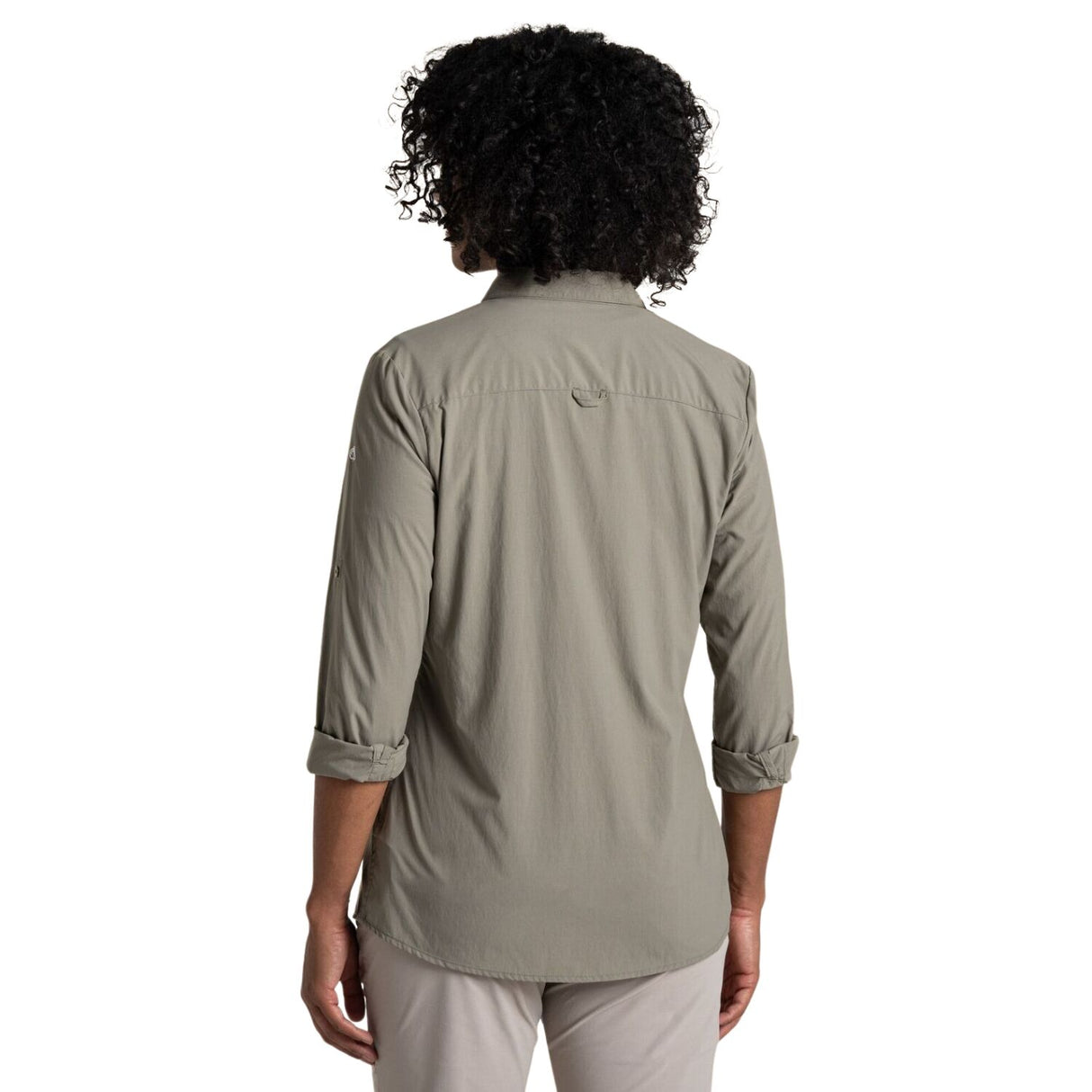 Craghoppers NosiLife Freeda Long Sleeve Shirt Womens Insect Repellent Quick Dry Travel Top in Vert