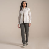 Craghoppers Womens Kiwi III Long Sleeved UPF30+ Quick Dry Shirt - Stone